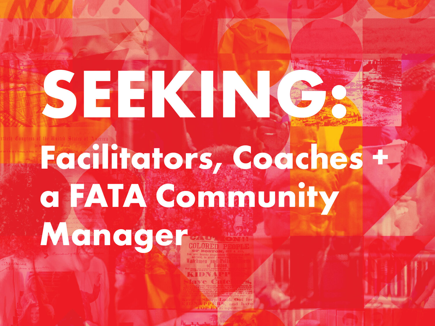 We are looking for Facilitators, Coaches + a Community Manager!