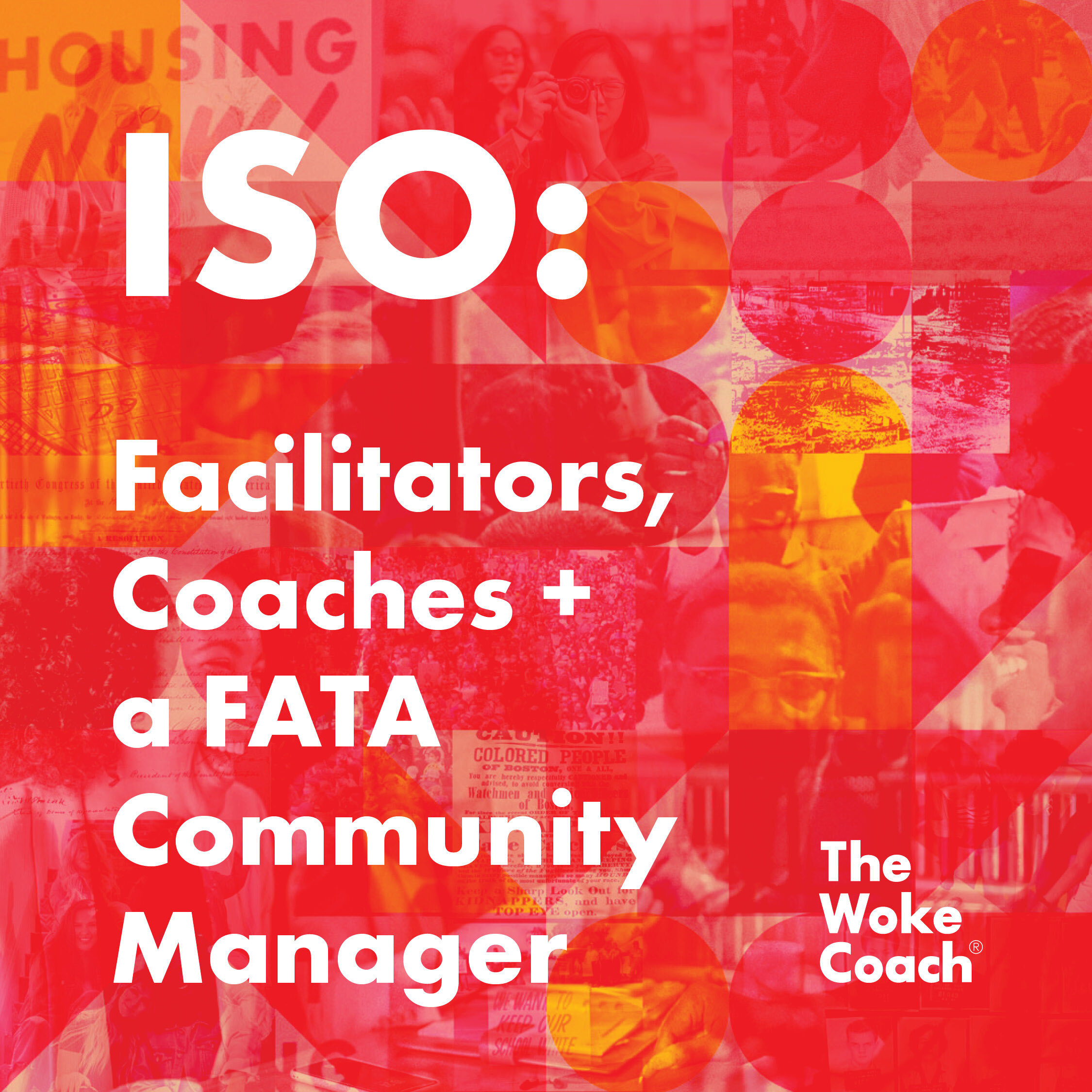 In search of: Facilitators, Coaches + a Community Manager